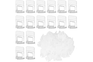 Clips 400 Pièce 2mm Croisillons pour Carrelage Croisillon Autonivelant Professionnel Kit de Système de Nivellement pour Outils de Construction de Murs en Céramique