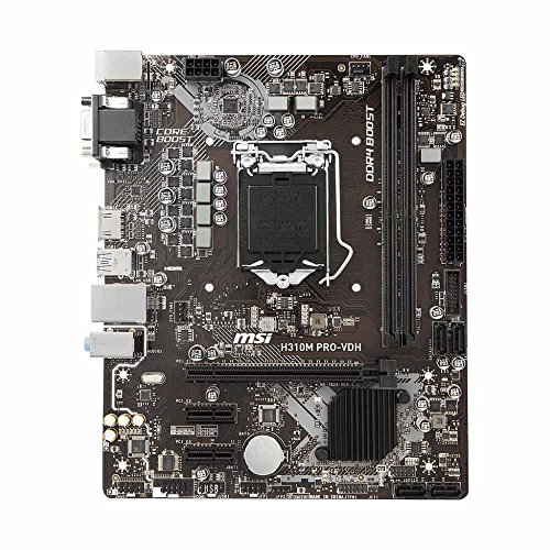 MSI H310M Pro-VDH - Placa de Base  Color Negro