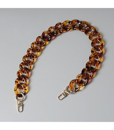 Chaînes Sac À Main Pour Femmes En Acrylique Beige, Bandoulière Large