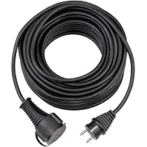 5x Varytec Gummikabel 10m – IP44 Verlängerungska Produktbild-Vorschau 2