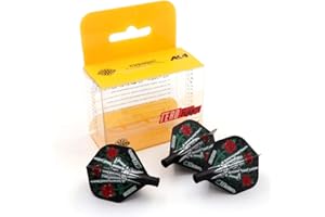 ‎CUESOUL CUESOUL TERO AK4 Dart Flights Standard/Slim Form mit attraktivem Muster, 3er Set