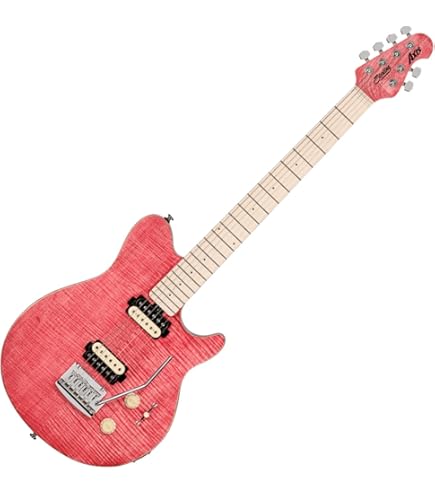 Sterling by Music Man Axis, Flame Maple Top, Neptune Blue AX3FM