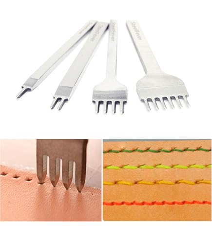 Brunisseur Cuir Rotatif 4 Outils Polissage Cuir Pour Perceuse - Brunisseur Cuir DIY Maroquinerie Accessoire Maroquinerie DIY