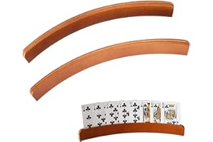 BYYT 2 Stück Kartenhalter Kinder,33 Cm Kartenhalter Holz Kartenhalter Spielkarten, Kartenständer,kartenhalters Freihändiger Kartenhalter Für Spielkarten Für Erwachsene Und Kinder Ab 3 Jahren