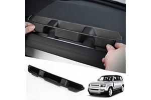 Karltys Compatible with Storage Box Land Rover Defender 90 110 130 2020-2023 Accessories Glove Box Dashboard Storage Organizer with Non-Slip Mat