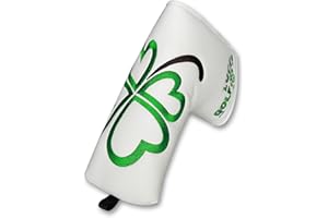 Craftsman Golf Trèfle/trèfle Blanc Putter Housse Couvre-fer pour Scotty Cameron TaylorMade Odyssey Lame