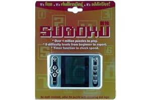 TGC Sudoku Game - 5 Levels, 1,000,000 Puzzles, LCD, Battery Powered, Preloaded Electronic Game