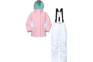 Mountain Warehouse Kids Ski Jacket & Trousers Set - Snowproof Ski Outfit, Front Pockets, Fleece Lined Skiwear, Integrated Snowskirt - Best for Winter Snowboarding