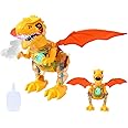Toyshine DIY Take Apart Dinosaur with Smoke Spary Feature, Dancing, Singing Lights and Roaring Sounds | Dino Toy for Toddlers Age 3 4 5 6 7 8 Years Birthday Gift- Yellow