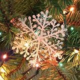 Pack of 30 snowflakes Snow 22cm Christmas Star Star Window decorations Christmas decorations hanging Shape Table Decoration Christmas Decoration Set - 2