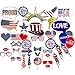 Produktbild ADSRO Juli 4. Foto Booth Prop, 40 Self-Props Photo Booth Requisiten Independence Day Party Dekorationen