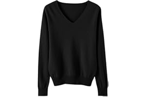 TYUSGH Girls Knitted Sweater V Neck Pullover Soft Knitwear Teen Autumn Winter Warm Jumper Solid Color Long Sleeve Tops 6-15 Years