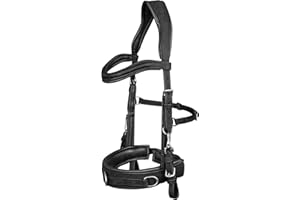 WALDHAUSEN Lederkappzaum, Anatomic, schwarz, VB