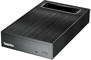 ‎YAEONKU Yaeonku 4-in-1 Externes Blu ray Laufwerk, 16X USB 3.0 und Typ-C Leistungsstarke Desktop Externes Bluray Laufwerk Brenner DVD Brenner Optisches Laufwerk Ladegerät HDD Gehäuse USB HUB für Mac/PC