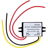 DewinLVD Regolatore di Tensione 12V,AC 10-28V a DC 12V 3A 36W Convertitore di potenza Buck,Ingresso 10-28V CA, Uscita 12V CC,