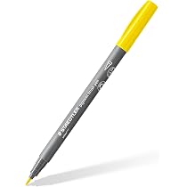STAEDTLER Pigment Arts Brush Pen – Premium-Zeichentusche Mit Pinselspitze, Wasserfest & Lichtbeständig, 10 Stifte Im Set