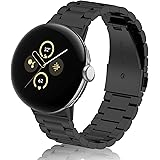 ToVioc Armband Kompatibel mit Google Pixel Watch 2, Herren & Damen Rostfreier Edelstahl Ersatzband Kompatibel mit Google Pixe