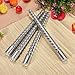 Produktbild MECO 4 20,1 cm sortiert Farben Taper Twisted Rauchfreie Abendessen Esstisch Hochzeit Spirale Lange Kerzen Wachs