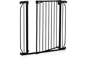 LIONELO Truus Slim Barrera de protección 75-105 cm Barrière de Sécurité pour Enfants et Animaux pour Portes et Escaliers Función AutoStop