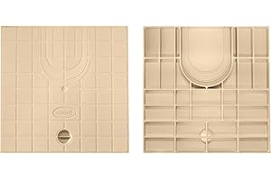 Jardibric – Tapa de regard 30 x 30 cm precortada para bajada de canalón – colector de aguas lluviales de polipropileno reforzado – Para las vistas de dimensiones 30 x 30 cm