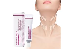 CYNAMUS Crema Collo Al Collagene Idrolizzato, 40g Crema Rassodante Per Il Collo Crema Collo Antirughe Crema Per La Cura Del Collo, Rimuovere Le Rughe Rende La Pelle Del Collo Più Liscia