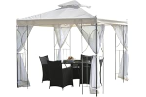 Suntime PG01178 2.5 m Polenza Cream Gazebo - Off White