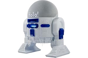 impremli Altavoz Android Rus-T1 Compatible con Alexa Echo Dot 3 Gen, 4 Gen, 5 Gen, HomePod Mini, Google Home Mini/Nest Mini y genericos (Blanco/Azul)