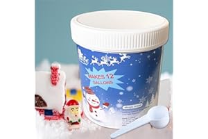 IELEK Instant Snow Powder Fake Artificial Snow 340g for Slime Winter Decoration Village Displays and Xmas Fake Snow Play