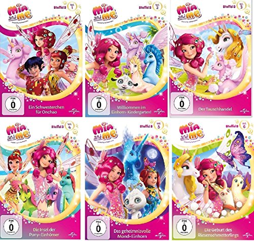 Preisvergleich Produktbild Mia and Me - Staffel 3 - DVD 1-6 (3.1 - 3.6) im Set - Deutsche Originalware [6 DVDs]