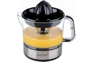 Korona 27020 Spremiagrumi | 40 Watt | Capacità 0,7 L | 2 misure coniche | Coperchio antipolvere | rotazione a destra e a sinistra
