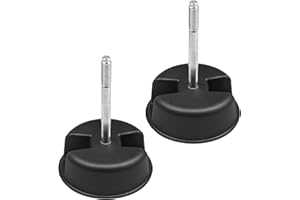 kingsea 2 pezzi Hardtop Top Manopola di montaggio Vite Compatibile con Jeep Wrangler 2dr 2007-2019 e Unlimited 4dr, Nero