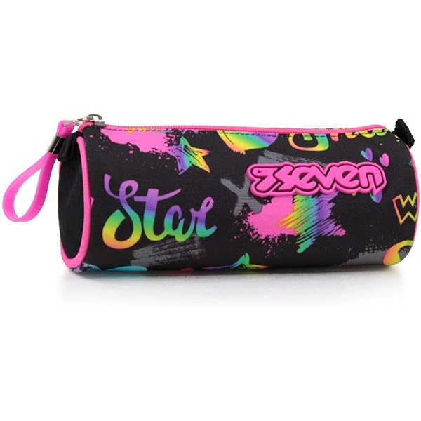 Trousse Scolaire 3 Fermetures éclair - Rose - Avec 44 Fournitures : Stylos, Feutres, Crayons, Ciseaux… - Parfaite école Primaire - 4