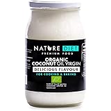 Nature Diet - Organic Coconut Virgin Oil 900 ml | Cold Pressed | Unrefined | Vegan | Glass Jar