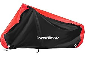 Telo Moto per esterno NEVERLAND Telo Coprimoto Teli per Moto Motorino Motociletta Scooter Impermeabile Oxford 210D Copertura Motociclo Resistente a Polvere/Pioggia/Foglie (220 * 95 * 110cm)