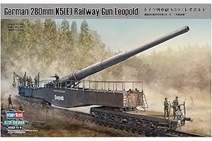 HOBBYBOSS Hobby Boss 82903 - Modellino di Cannone Ferroviario Leopold, 280mm K5(E)