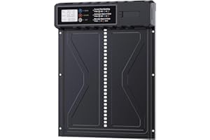 Haipky 2024 Newest Opener Automatic Chicken Coop Door with Timer and Manual Mode | Anti-Pinch Aluminum Alloy | Large Programmable LCD Screen | Low Battery Warning | 36 * 27.5cm/14.17 * 10.83in