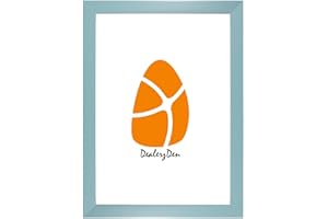 BLINKZ DECORATIONS Rainbow 20 Colours Range Modern Thin Picture Photo Poster Frame Decor A2 A3 A4 A5 Sizes (Light Blue, 10 x 8 inch)