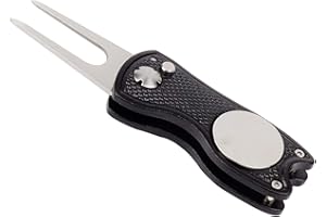 Eshan Divot Repair Tool with Golf Ball Marker Men Women Golfer Gifts Golf Sports Court Accssories For Golf Gloves Hats Bags Caps Visor Belt Pocket