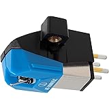 Audio Technica AT-VM95C Dual Moving Magnet Cartridge with Conical Stylus 1/2" Mount includes Mounting Hardware (Black/Blue)