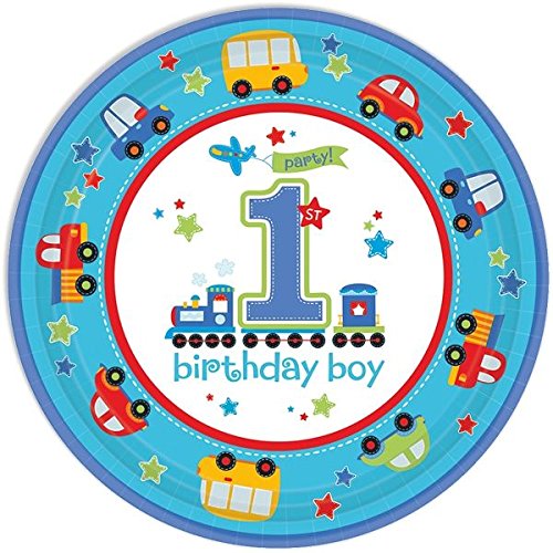 8 Teller * BIRTHDAY BOY * für den ersten Geburtstag // Kindergeburtstag Jungen