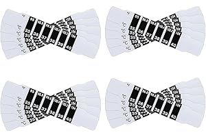 MANTOTO Head Strip Thermometers 20PCS Reusable QuickRead Forehead Temperature Indicator Safety Children Temperature Monitoring Fever Body Test for Infant Kid Adult Elderly