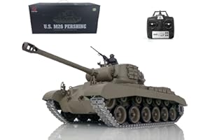 TOUCAN RC HOBBY Henglong 1/16 Escala 7.0 mejorado M26 Pershing RTR RC Tank 3838 pistas de metal