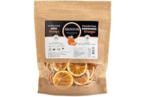 ‎ARISTOS Getrocknete Fruchtscheiben - Orangenscheiben für Cocktails und Eistee, Tee, Glühwein oder Fruchtsaft und Kinderpunsch