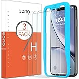 Amazon Brand-Eono 3 Pack Screen Protectors for iPhone 12, 12 Pro, 11, XR, Premium Tempered Glass with 9H-Hardness, Crystal Cl