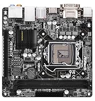 Asrock H81M-ITX Mainboard Sockel LGA 1150 (Mini-ITX, Intel H81, 2x DDR3 Speicher, RJ-45, 2x SATA III, 2x USB 3.0)