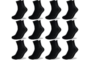 Genérico Home Solazzia - 12 Pares Calcetines Hombre y Calcetines Mujer Algodón de Calidad, Suaves y Cómodos Calcetines Algodón Hombre y Calcetines Algodón mujer