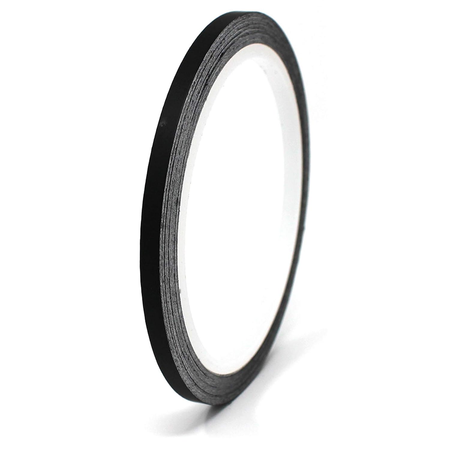 Decoratief tape voor auto, motorfiets, boot, modelbouw, vele kleuren, lengte 10 m (mat zwart, 4 mm)
