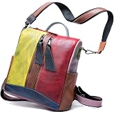 Fashion Backpack Women Leather Daypack Multicolor Large Capacity 2022 Style 1 L Style 1