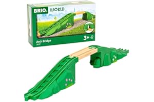 BRIO World - 36107 - Pont modulaire | Accessoires de Train pour Enfants à partir de 3 Ans