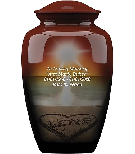 Forever URNS Crematie-urn voor volwassenen voor menselijke as van vrouw en man | 200 cu in | groot | volledig handgemaakt met fluwelen beschermtas (gebroken wit, groot